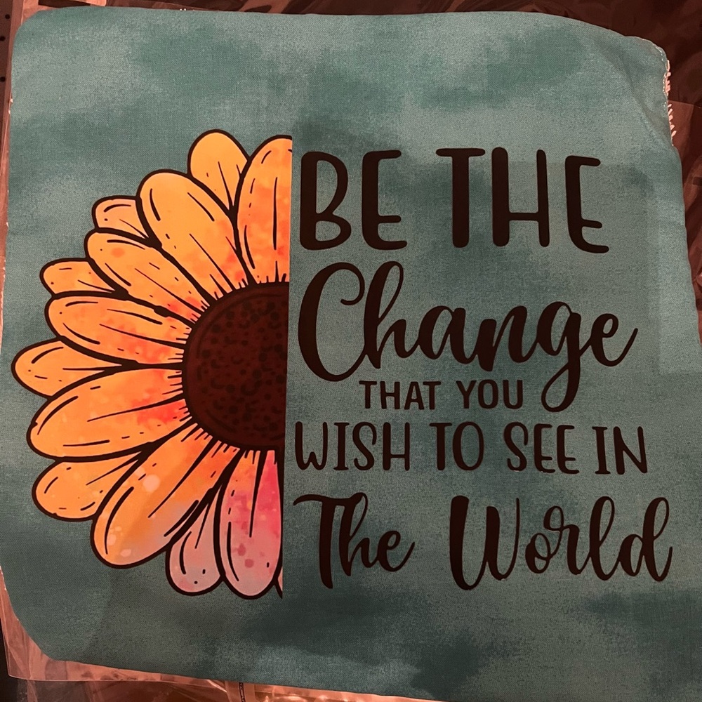 Inspirational Floral sweat cloth